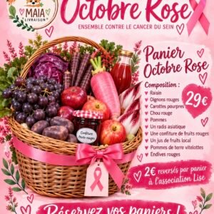 Panier Octobre Rose