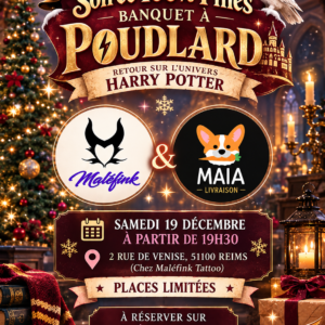 Soirée NOËL À POUDLARD 100% FILLES